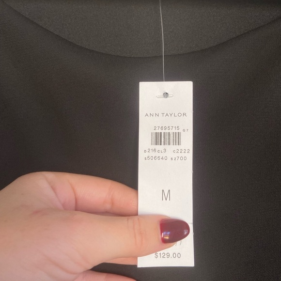 Ann Taylor Matte Jersey Sheath Dress Size Medium NEW - Picture 9 of 10